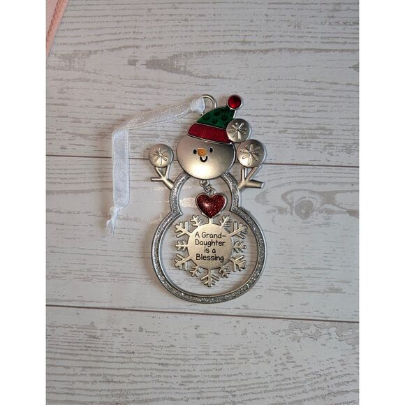 Unbranded Other - Christmas Ornament "A Grand-Daughter is a blessing"